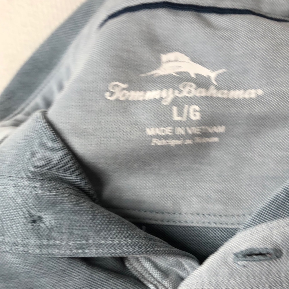Tommy Bahama large blue polo